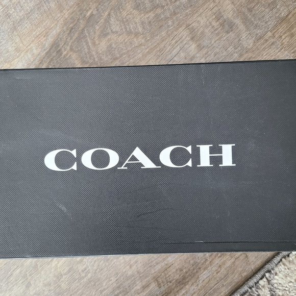 Coach Stassi Signature Black/Grey Slide Loafer Shoe Size 5.5 - Picture 5 of 7